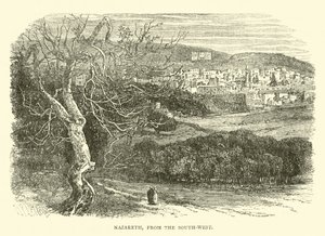Nazareth, vanuit het zuidwesten door English School