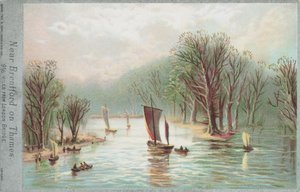 Bij Brentford aan de rivier de Theems door English School