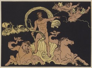 Neptunus kalmeert de golven