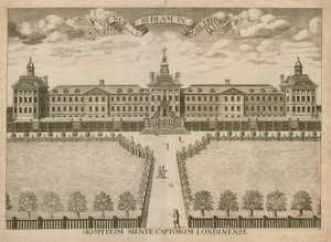 Nieuw Bedlam Hospital, Moorfields, Londen door English School