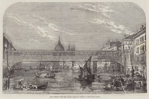 Nieuwe brug over het Grand Canal in Venetië door English School