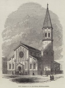 Nieuwe Kerk van St Matthias, Bethnal-Green door English School