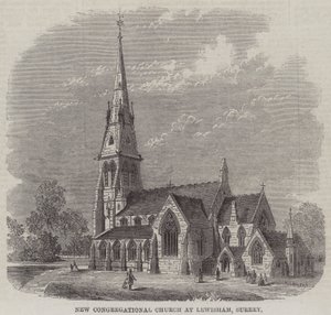 Nieuwe Congregational Kerk in Lewisham, Surrey door English School