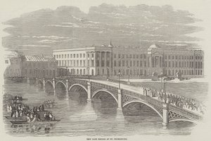 Nieuwe IJzeren Brug in Sint-Petersburg door English School