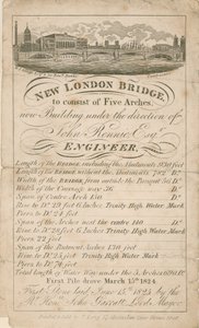 Nieuwe London Bridge - John Rennie Ingenieur