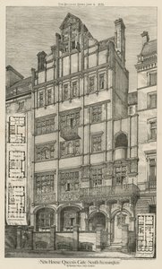 Nieuw huis, Queens Gate, South Kensington, Londen door English School