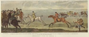 Newmarket ten tijde van George I door English School