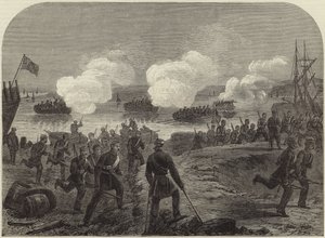 Nachtelijke aanval van de Kent Artillery Volunteers in Ore Creek