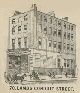 Nr. 70 Lambs Conduit Street door English School