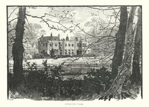 Nonsuch Park (gravure) door English School