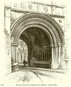 Normandische Poort, College Green, Bristol