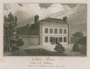 Norman House, noordkant Fulham door English School
