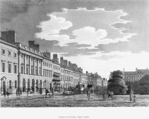 Noordzijde van Grosvenor Square, 1800 door English School