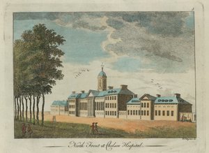 Noordzijde van het Chelsea Hospital