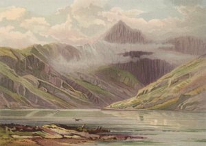 Noord-Wales, Snowdon vanaf Llyn Llydaw door English School