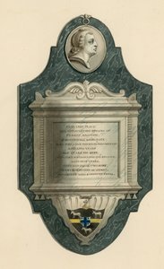 Norwood Cemetery; graf van Francis Ascough van Southhall, Middlesex, overleden 1788 door English School