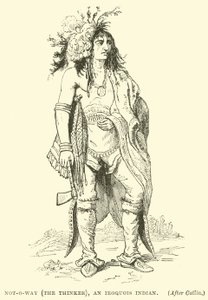 Not-o-way (de denker), een Iroquois-indiaan door English School