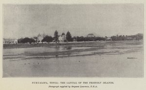 Nukualofa, Tonga, de hoofdstad van de Vriendelijke Eilanden