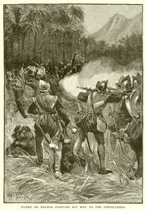 Nunez de Balboa vecht zich een weg naar de Cordilleras door English School