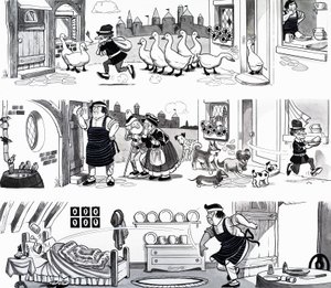 Illustratie van een Kinderliedje door English School
