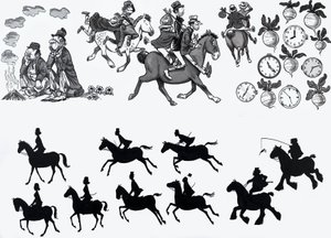 Illustratie van een kinderrijmpje door English School