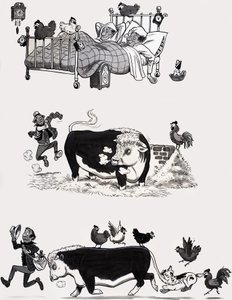 Illustratie van een kinderrijm
