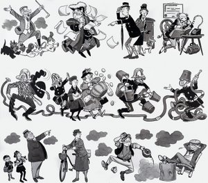 Illustratie van een kinderrijm door English School