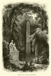Obelisk in Villa Pallavicini door English School