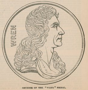 Voorzijde van de Wren Medaille door English School