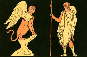Oedipus en de Sfinx door English School