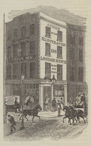 Kantoor van de Illustrated London News door English School
