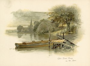 Oude boothuis aan de Avon