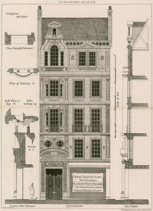Old Bond Street Galleries, Old Bond Street, Londen door English School