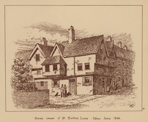 Oude Huizen, hoek van St Martin