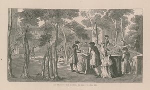 Old Mulberry Tree Tavern in Islington door English School