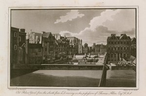 Oude Paleis Yard vanuit het zuiden door English School