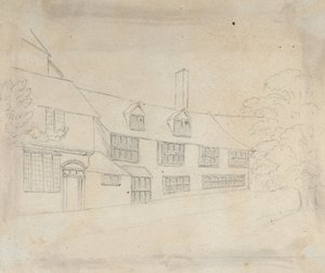 Old Pied Bull, Islington (achterkant) door English School