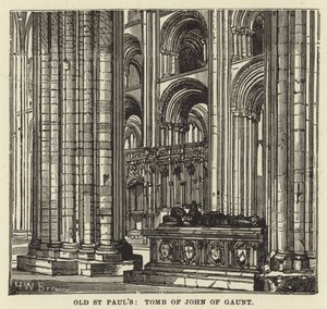 Oude St Pauls, Graf van John van Gaunt