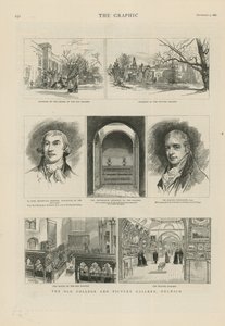 Oude college en schilderijgalerij in Dulwich door English School