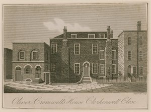 Huis van Oliver Cromwell, Clerkenwell Close, Londen door English School