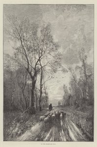 Op de terugweg (gravure) door English School