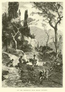 Op het schiereiland bij Sestri Levante