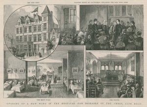 Opening van een nieuwe vleugel van het Ziekenhuis voor Longziekten, City Road, Londen