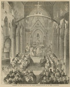Opening van de Kerk van St. Mary door English School