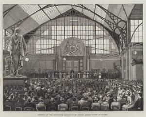 Opening van de Edinburgh Tentoonstelling door Prins Albert Victor van Wales door English School