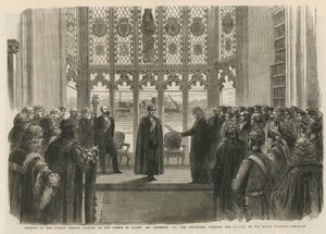 Opening van de Middle Temple Library door English School