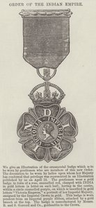 Orde van het Indiase Rijk (gravure)