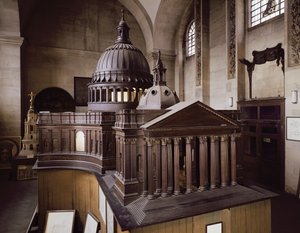 Origineel Ontwerp voor de St. Pauls Kathedraal door English School