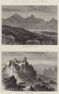 Onze kunstenaar op Cyprus (gravure) door English School