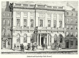 Oxford and Cambridge Club House (gravure) door English School